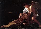 Caravaggio Canvas Paintings - St. Francis in Ecstasy